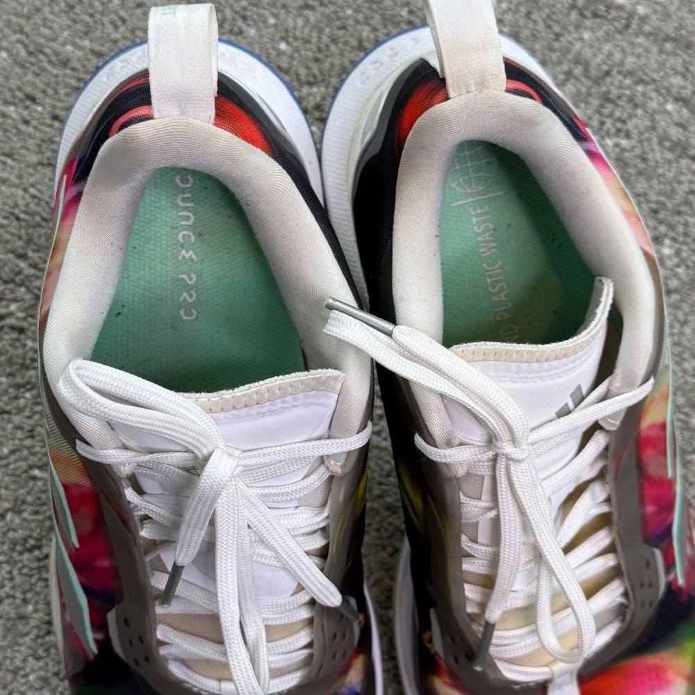 Adidas Avacourt Tennis Shoes Women's 8.5 Multicolor ID4232 Pickleball - Picture 4 of 8